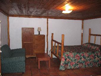 Cabin 4 Bed, couch