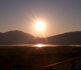 Sunrise over Eagle Nest Lake